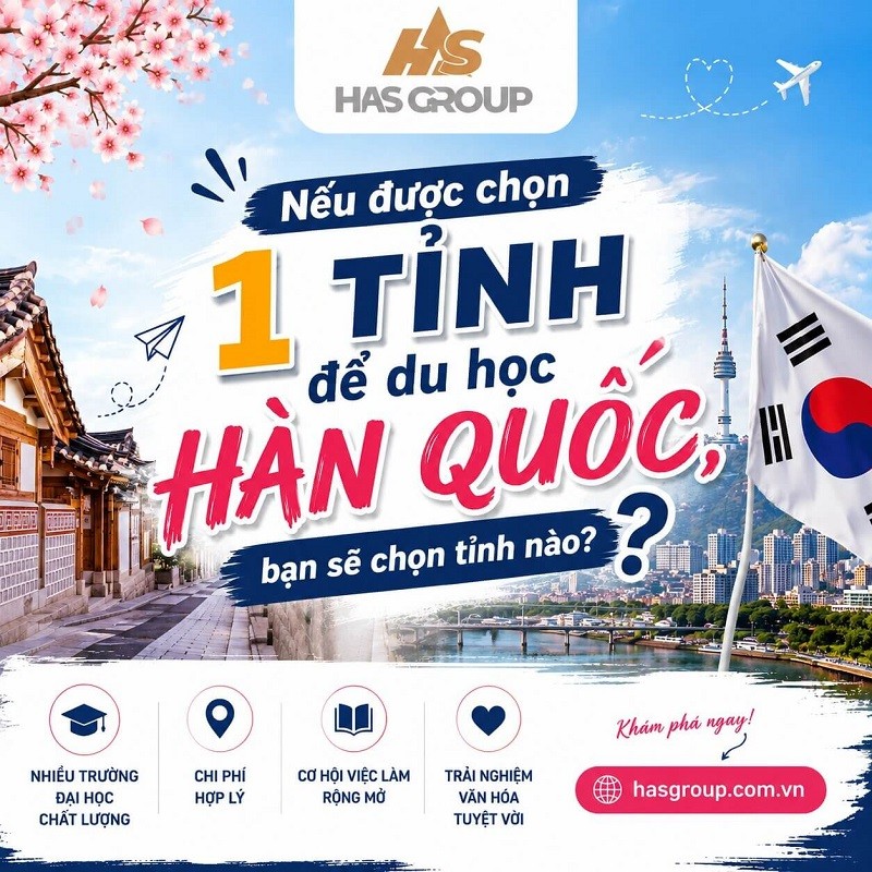 Nếu được chọn 1 tỉnh để du học Hàn Quốc, bạn sẽ chọn tỉnh nào