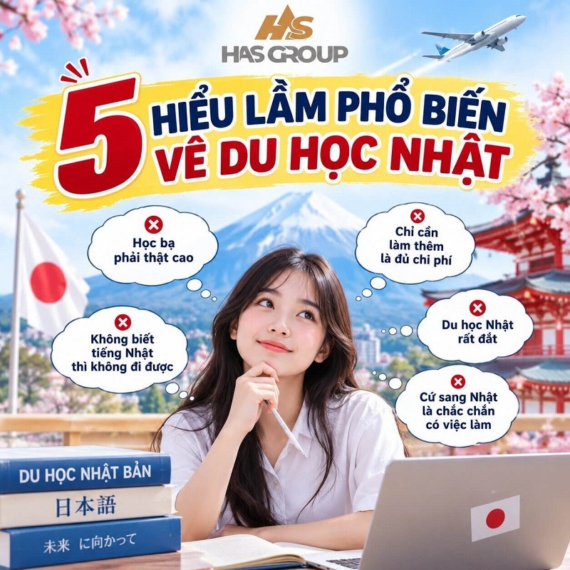 5 hiểu lầm phổ biến về du học Nhật Bản mà nhiều học sinh vẫn nghĩ là đúng
