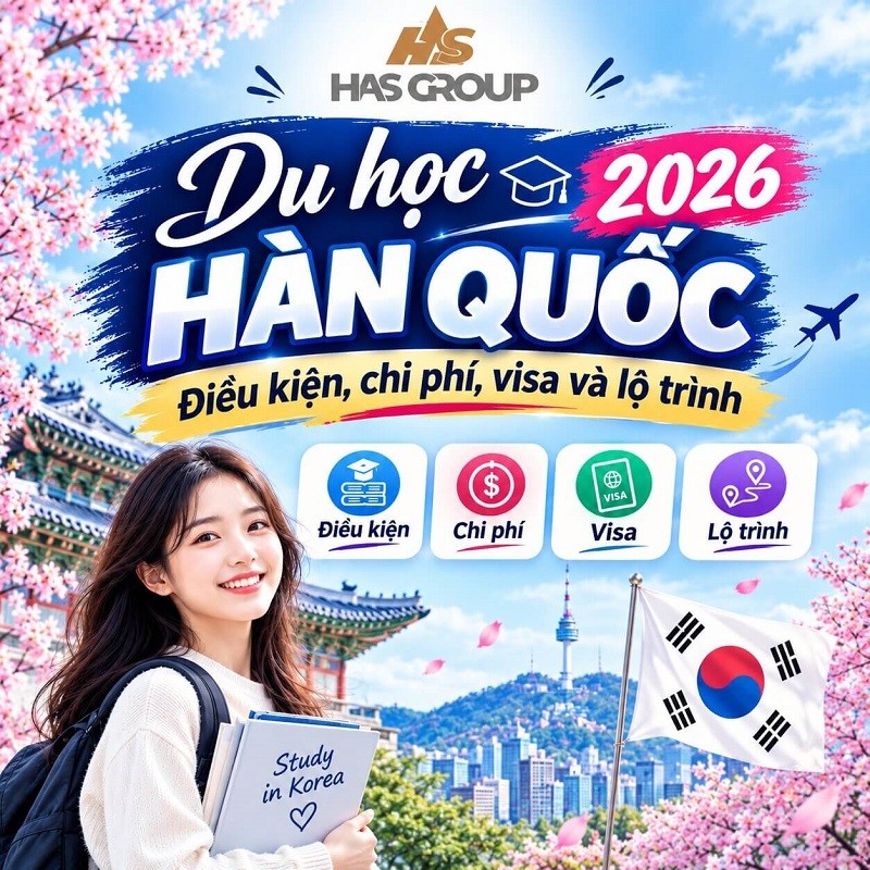 Du học Hàn Quốc 2026: Điều kiện, chi phí, visa và lộ trình chi tiết cho bạn
