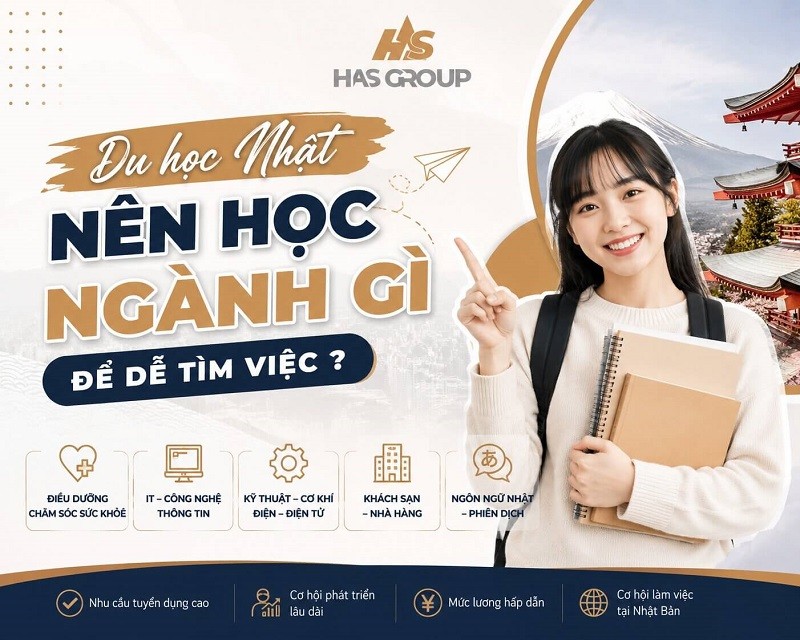 Du học Nhật nên học ngành gì để dễ tìm việc?