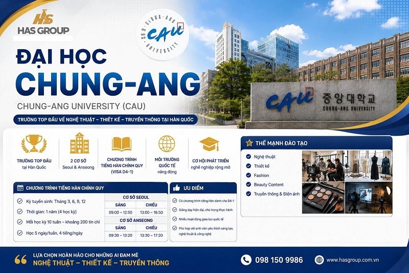 Đại học Chung-Ang Hàn Quốc – Trường TOP đầu dành cho du học sinh quốc tế