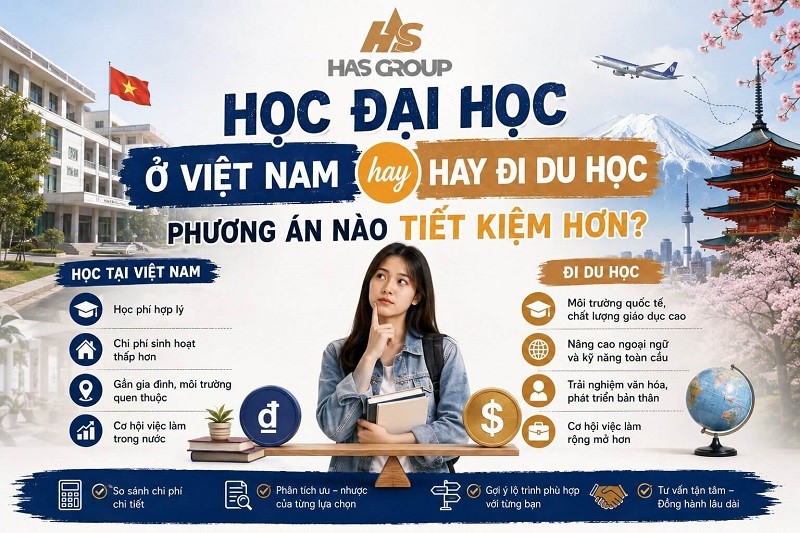 Học đại học ở Việt Nam hay đi du học: Phương án nào tiết kiệm hơn?