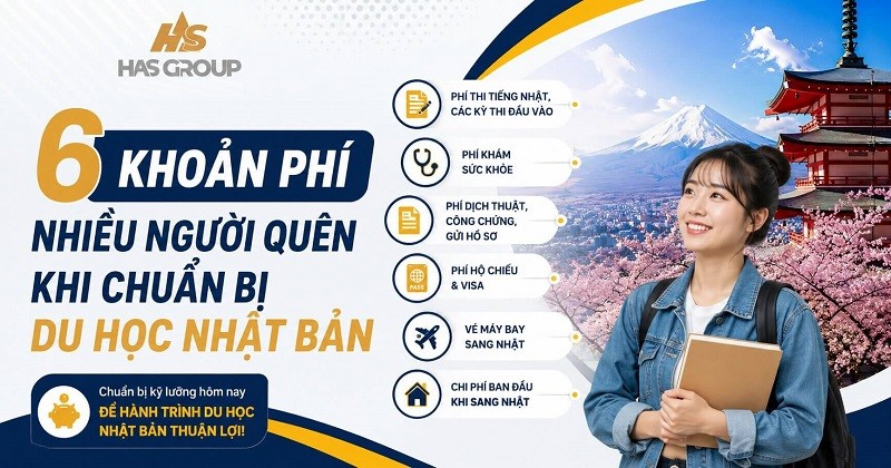6 khoản phí nhiều người quên khi chuẩn bị du học Nhật Bản